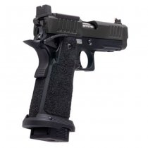 Army Armament Staccato P Gas Blow Back Pistol Stippling Grip - Black