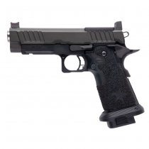 Army Armament Staccato P Gas Blow Back Pistol Stippling Grip - Black