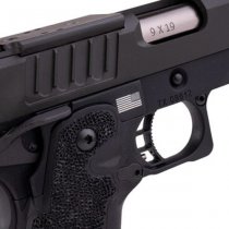 Army Armament Staccato C2 Gas Blow Back Pistol Stippling Grip - Black