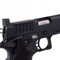 Army Armament Staccato XC Gas Blow Back Pistol Stippling Grip - Black