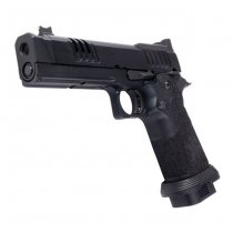 Army Armament Staccato XC Gas Blow Back Pistol Stippling Grip - Black