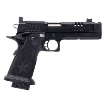 Army Armament Staccato XC Gas Blow Back Pistol Stippling Grip - Black
