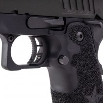 Army Armament Staccato C2 Comp SOC Gas Blow Back Pistol Stippling Grip - Black