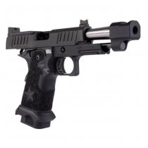 Army Armament Staccato C2 Comp SOC Gas Blow Back Pistol Stippling Grip - Black
