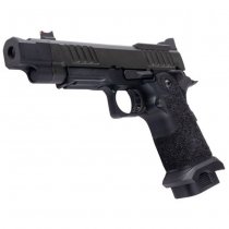 Army Armament Staccato C2 Comp SOC Gas Blow Back Pistol Stippling Grip - Black
