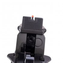 Army Armament Staccato P Comp SOC Gas Blow Back Pistol Stippling Grip - Black