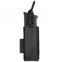 Warrior Laser Cut Single Bungee Pistol Magazine Pouch - Black