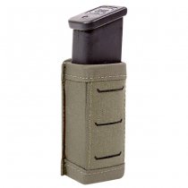 Warrior Laser Cut Single Snap Mag Pouch 9mm - Ranger Green