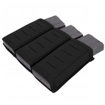 Warrior Laser Cut Triple Snap Mag Pouch 5.56mm - Black