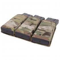 Warrior Laser Cut Triple Snap Mag Pouch 5.56mm - Multicam