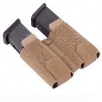 Warrior Kangaroo Insert Double 9mm Mag Pouch - Tan