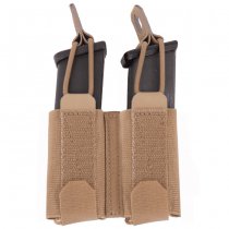 Warrior Kangaroo Insert Double 9mm Mag Pouch - Tan