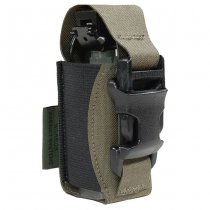 Warrior Laser Cut Single 40mm Flash Bang Pouch - Ranger Green