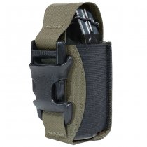 Warrior Laser Cut Single 40mm Flash Bang Pouch - Ranger Green