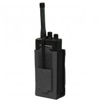 Warrior Laser Cut Adjustable Radio Pouch - Black