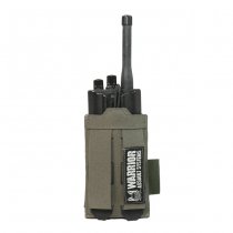 Warrior Laser Cut Adjustable Radio Pouch - Ranger Green