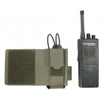 Warrior Laser Cut Wing Velcro Adustable Radio Pouch Left Side - Ranger Green