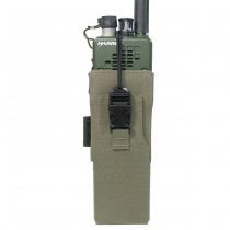 Warrior Laser Cut MBITR/Harris Radio Pouch - Ranger Green