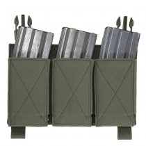 Warrior Detachable Triple Elastic Mag Pouch - Ranger Green