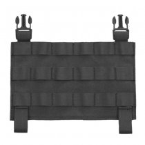 Warrior Detachable MOLLE Front Panel - Black