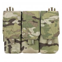 Warrior Detachable Triple Covered M4 Pouch - Multicam
