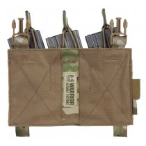 Warrior Detachable Triple MOLLE Open Pouch - Multicam