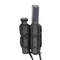 Warrior Single Quick Mag & Single Pistol Pouch - Black