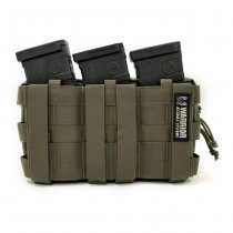 Warrior Triple Snap Mag & Utility Pouch - Ranger Green