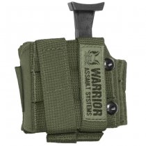 Warrior Universal Pistol Holster Left Hand - Ranger Green