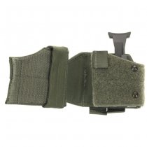 Warrior Universal Pistol Holster Left Hand - Ranger Green
