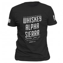 Warrior Whiskey Alpha Sierra WAS T-Shirt - Black - XL