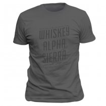 Warrior Whiskey Alpha Sierra WAS T-Shirt - Grey - M