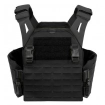 Warrior Laser Cut LPC Low Profile Carrier Solid Sides V1 - Black - M