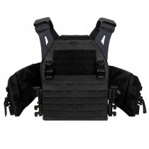 Warrior Laser Cut LPC Low Profile Carrier Solid Sides V1 - Black - L