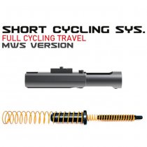 SRU SARB-15 Marui MWS GBBR Short Cycling Bolt System - Black