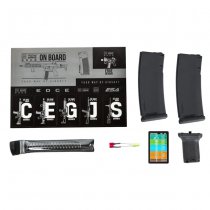 Specna Arms SA-E25-L EDGE Light Ops Stock HAL ETU AEG - Black