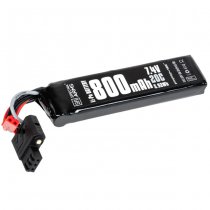 Specna Arms x Gens Ace 7.4V 800mAh 20C Li-Po Battery G-Tech - JST