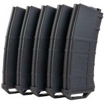 Amarok Sports M4 250rds Polymer Mid Cap AEG Magazine Box Set - Black