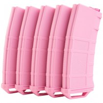 Amarok Sports M4 250rds Polymer Mid Cap AEG Magazine Box Set - Pink