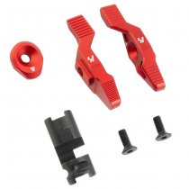G&P Strike Industries Marui MWS GBBR CNC Ambidextrous Selector Switch - Red
