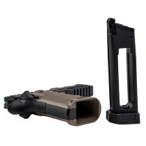 KJ Works KP-19S Co2 Blow Back Pistol - Black