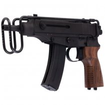 KSC Vz61 Heavyweight Gas Blow Back SMG Walnut Grip Custom