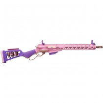G&G LevAR 15 Inch Gas Lever Action Rifle - Pink