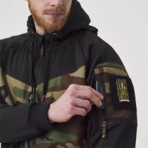Helikon-Tex Rogue Tactical Hoodie FullZip - Black / ERDL - XL