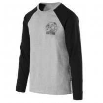 Helikon-Tex T-Shirt Long Sleeve Old School - Mid Grey Melange - XL