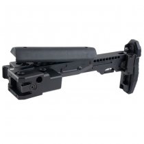 5KU GHK AKM V3 GBBR Folding Telescopic Buttstock & Cheek Riser - Black