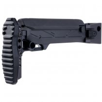 5KU Marui AKM GBBR Folding Telescopic Buttstock & Cheek Riser - Black