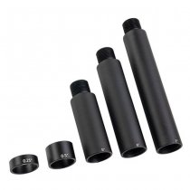 Dytac Marui M4 AEG Modular Outer Barrel Kit Short Length 5 / 6 / 7 Inch - Black