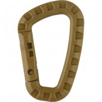 Pitchfork Plastic Carabiner - Coyote