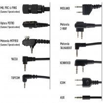 Earmor M56 DualComm PTT - ICOM